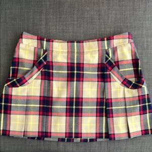 Princess by Vera Wang Plaid Juniors Skirt - Red, Yellow,Tan, and Blue